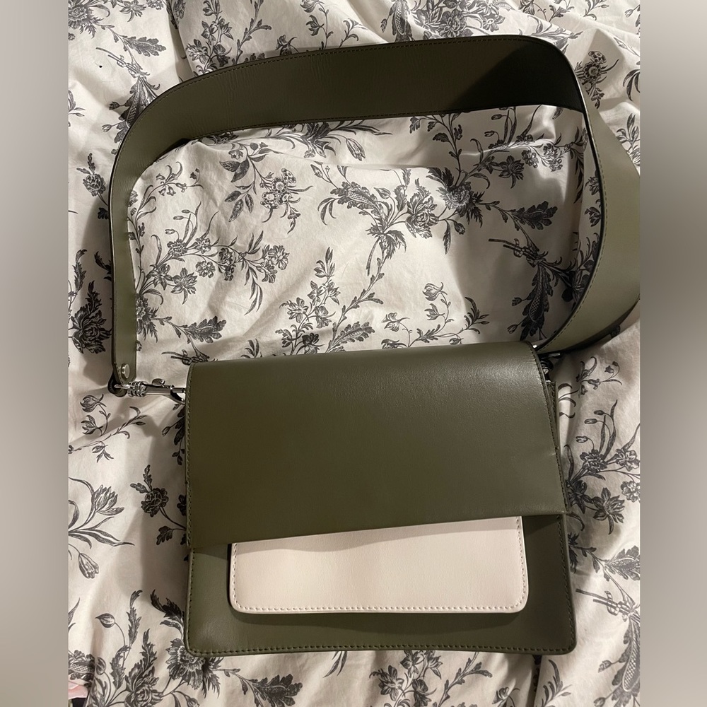 & other stories leather crossbody purse